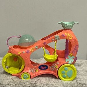 Paw Powered Cruiser Hamster Wheel Playset Littlest Pet Shop LPS Toy